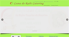 Desktop Screenshot of cateringlunaderubi.com